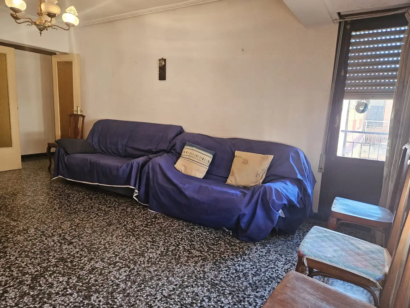 Sala de estar de Piso en venta en Castellón de la Plana / Castelló de la Plana con Trastero, Amueblado y Horno