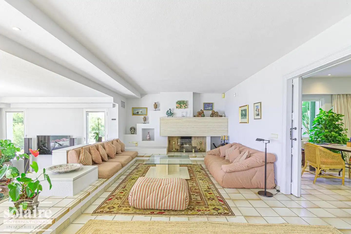 Sala de estar de Casa o chalet en venta en Altea con Aire acondicionado, Calefacción y Jardín privado