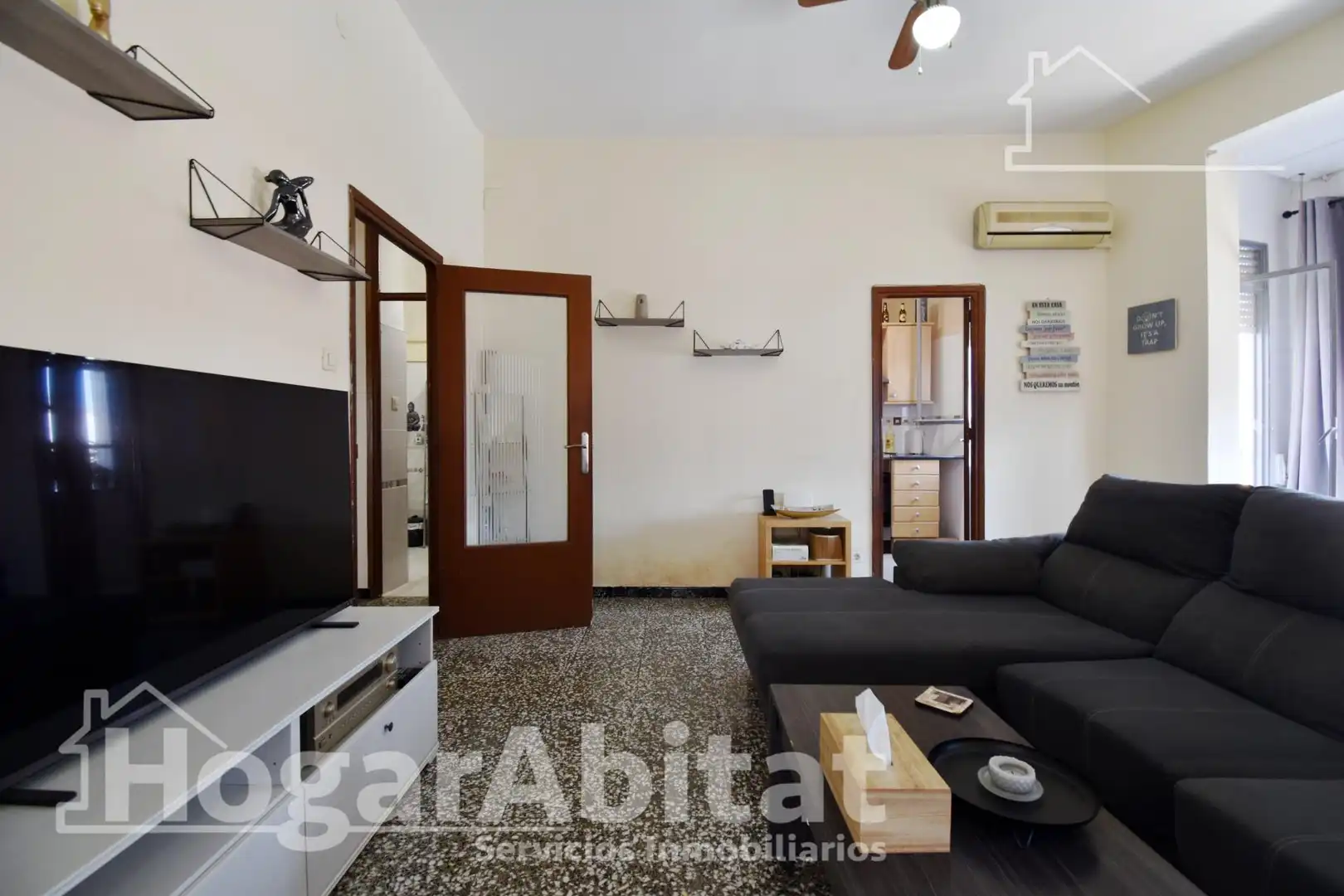 Living room of Flat for sale in Beniarjó  with Air Conditioner, Heating and Balcony