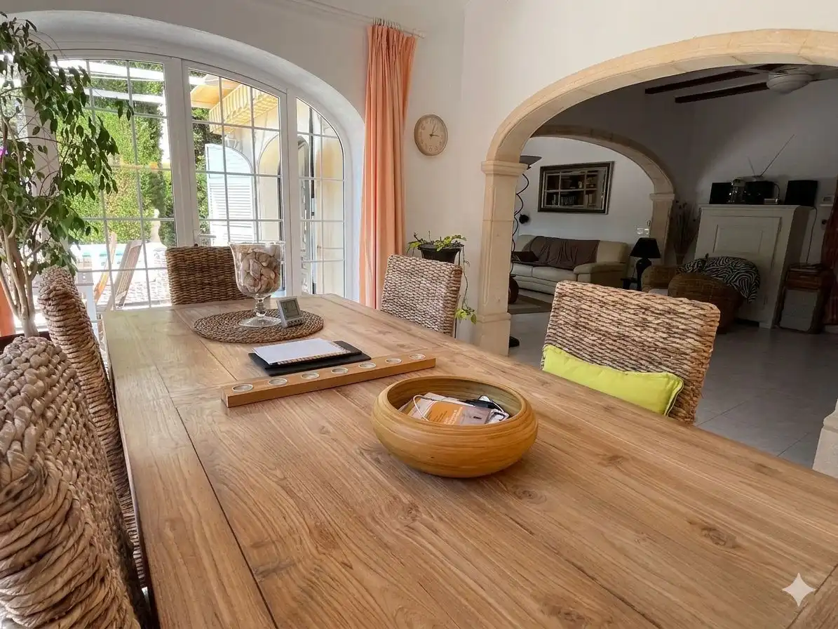 Dining room of Houses for sale in Dénia  with Air Conditioner, Heating and Private garden