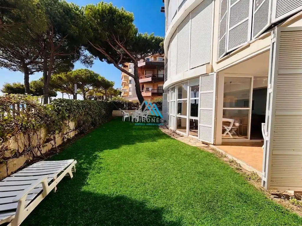 Garten von Erdgeschoss zur Miete in Castell d'Aro, Platja d'Aro i s'Agaró mit Klimaanlage, Heizung und Terrasse