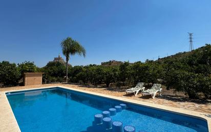 Swimming pool of House or chalet for sale in  Murcia Capital  with Air Conditioner, Heating and Private garden