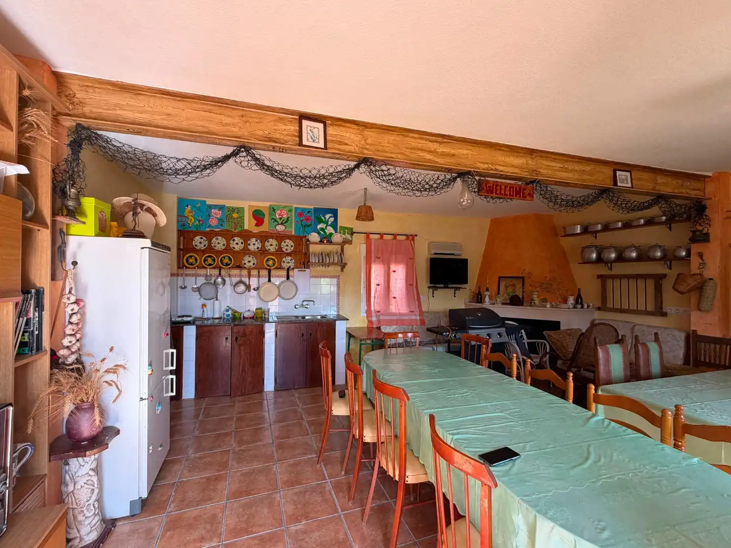 Cuina de Finca rústica en venda en Murcia amb Piscina