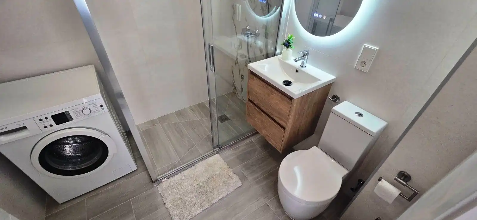 Baño de Piso en venta en Alicante / Alacant con Aire acondicionado, Calefacción y Terraza