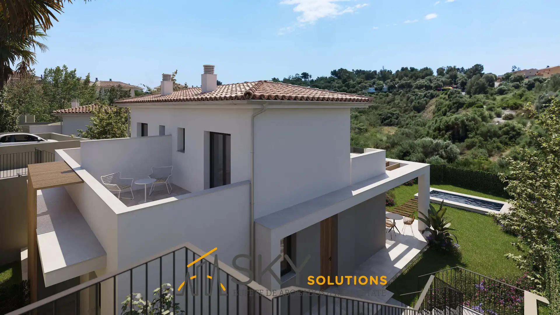 Exterior view of Detached homes for sale in Manacor  with Air Conditioner, Heating and Private garden