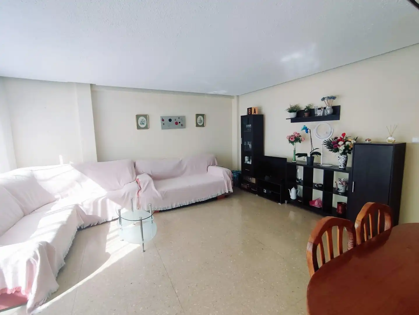 Wohnzimmer von Wohnung zum Verkauf in Castellón de la Plana / Castelló de la Plana mit Heizung, Möbliert und Balkon