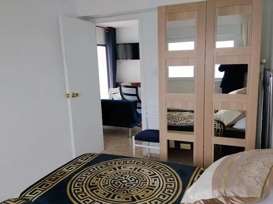 Schlafzimmer von Wohnung zur Miete in Oropesa del Mar / Orpesa mit Klimaanlage, Heizung und Terrasse