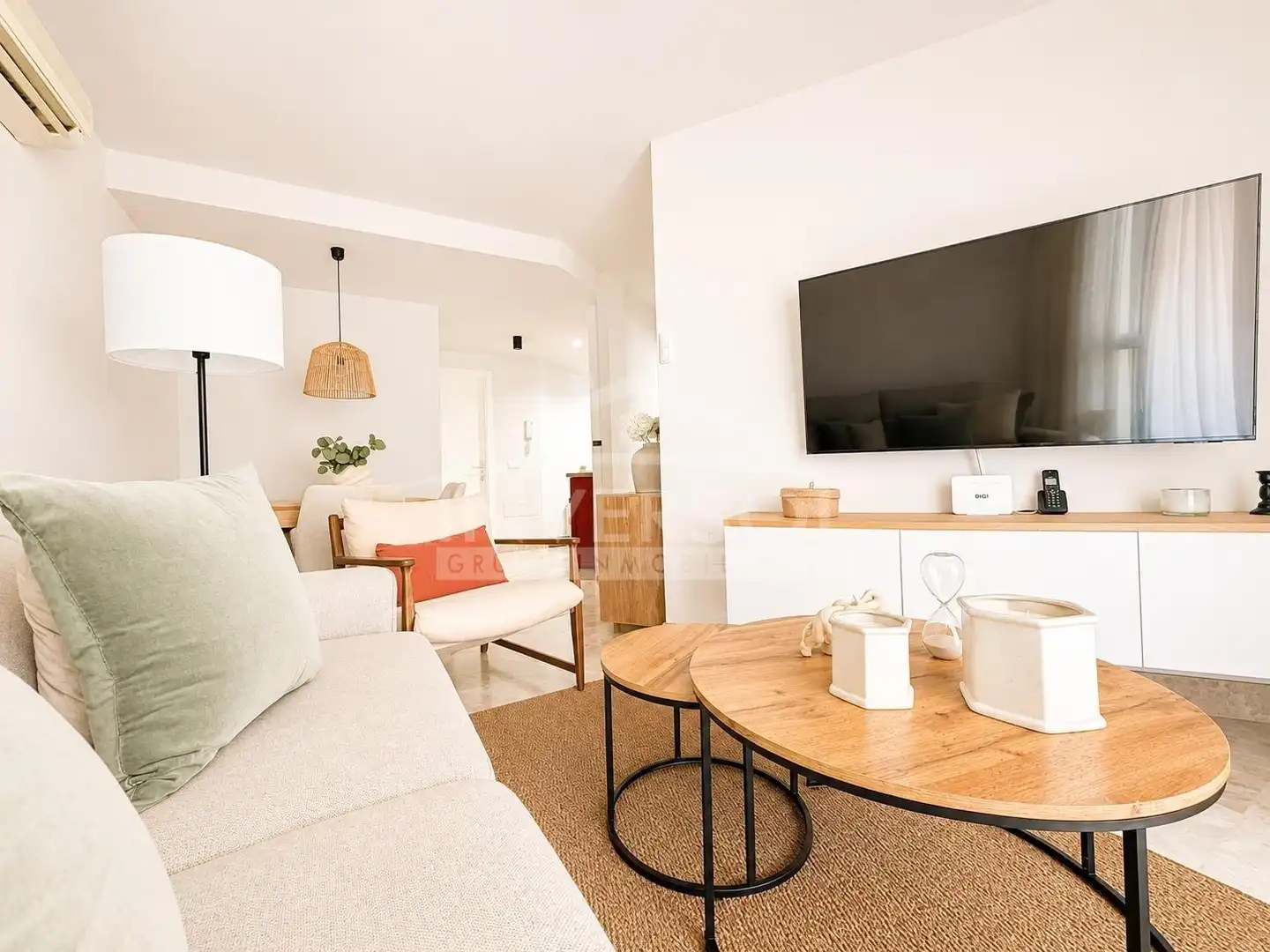 Wohnzimmer von Wohnung zum Verkauf in El Ejido mit Klimaanlage, Heizung und Terrasse