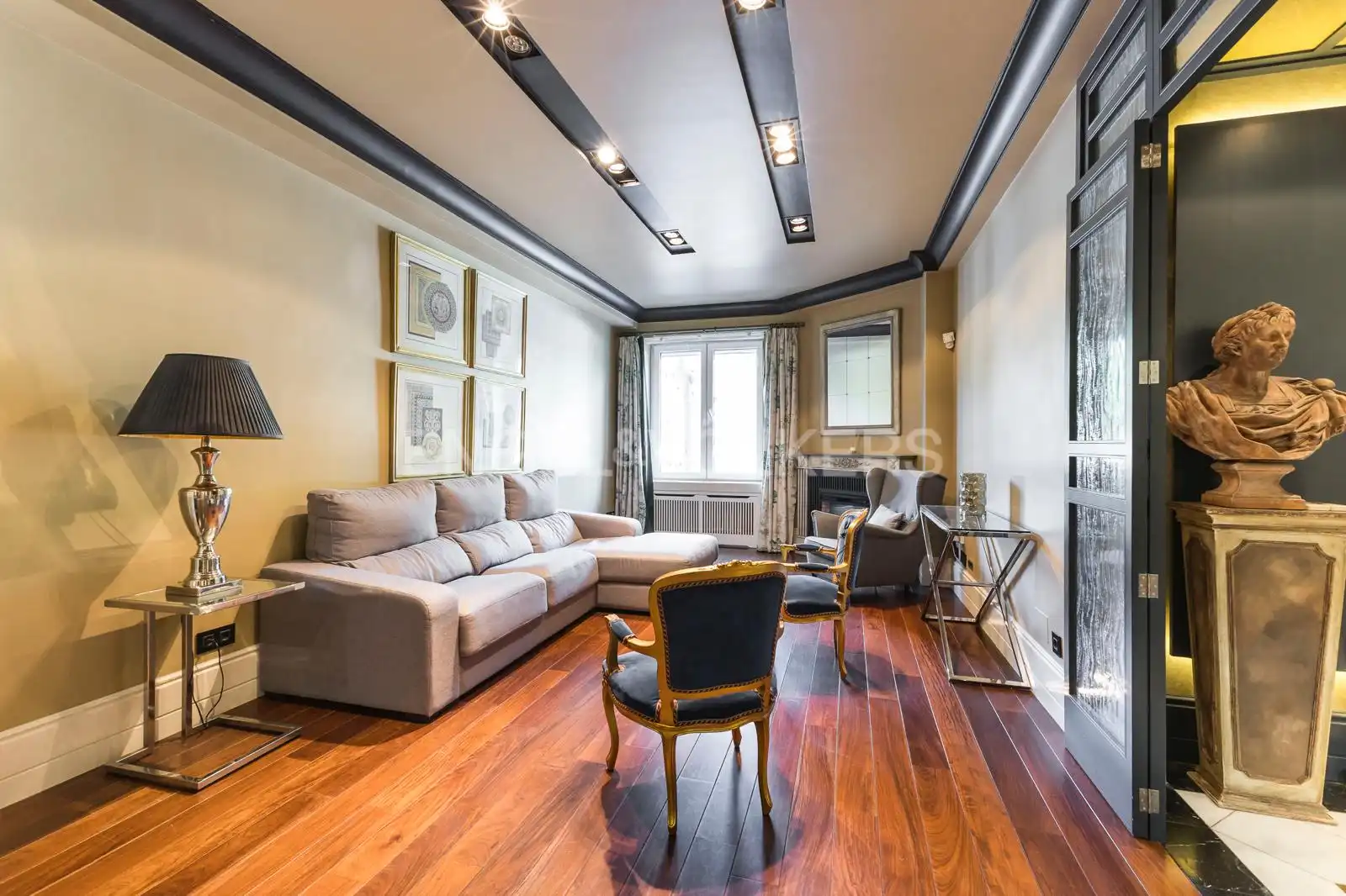 Sala de estar de Piso de alquiler en Madrid con Aire acondicionado, Calefacción y Parquet