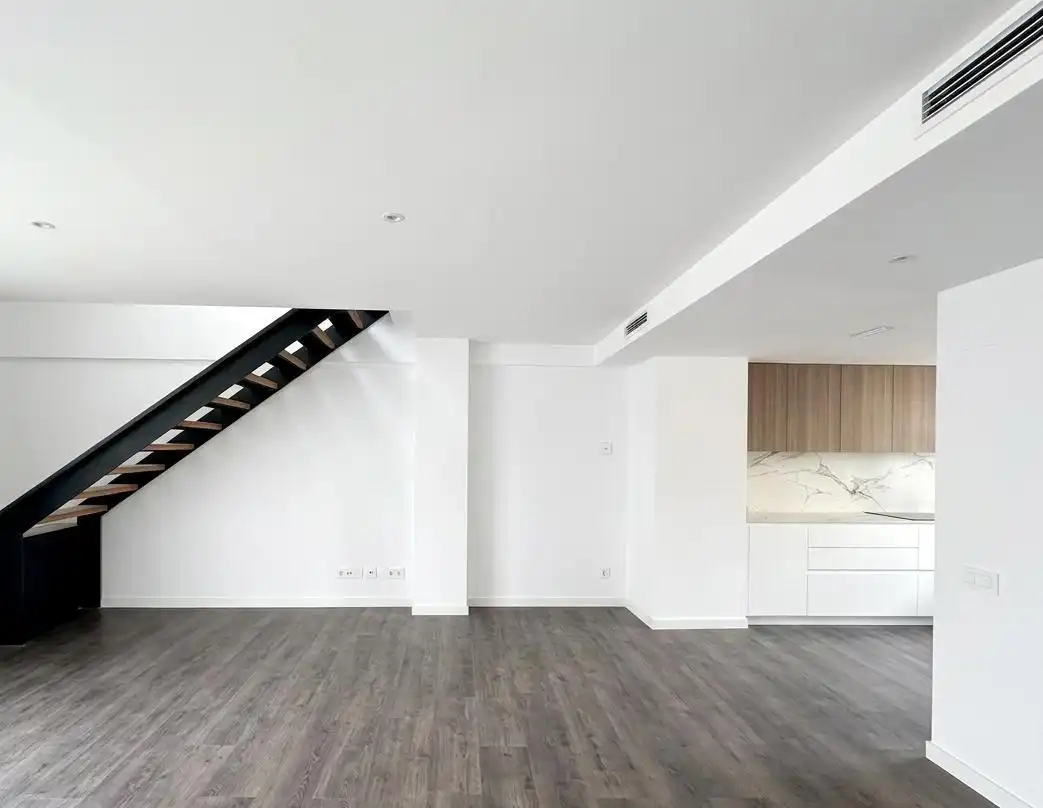 Wohnzimmer von Wohnung zum Verkauf in Badalona mit Balkon