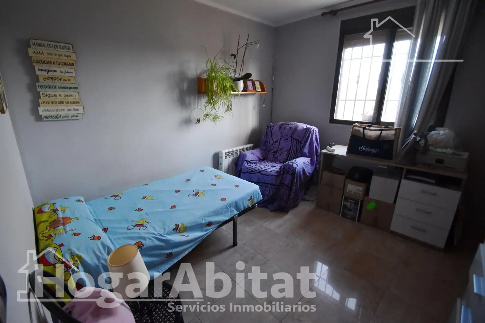 Schlafzimmer von Haus oder Chalet zum Verkauf in Castellón de la Plana / Castelló de la Plana mit Klimaanlage, Privatgarten und Terrasse
