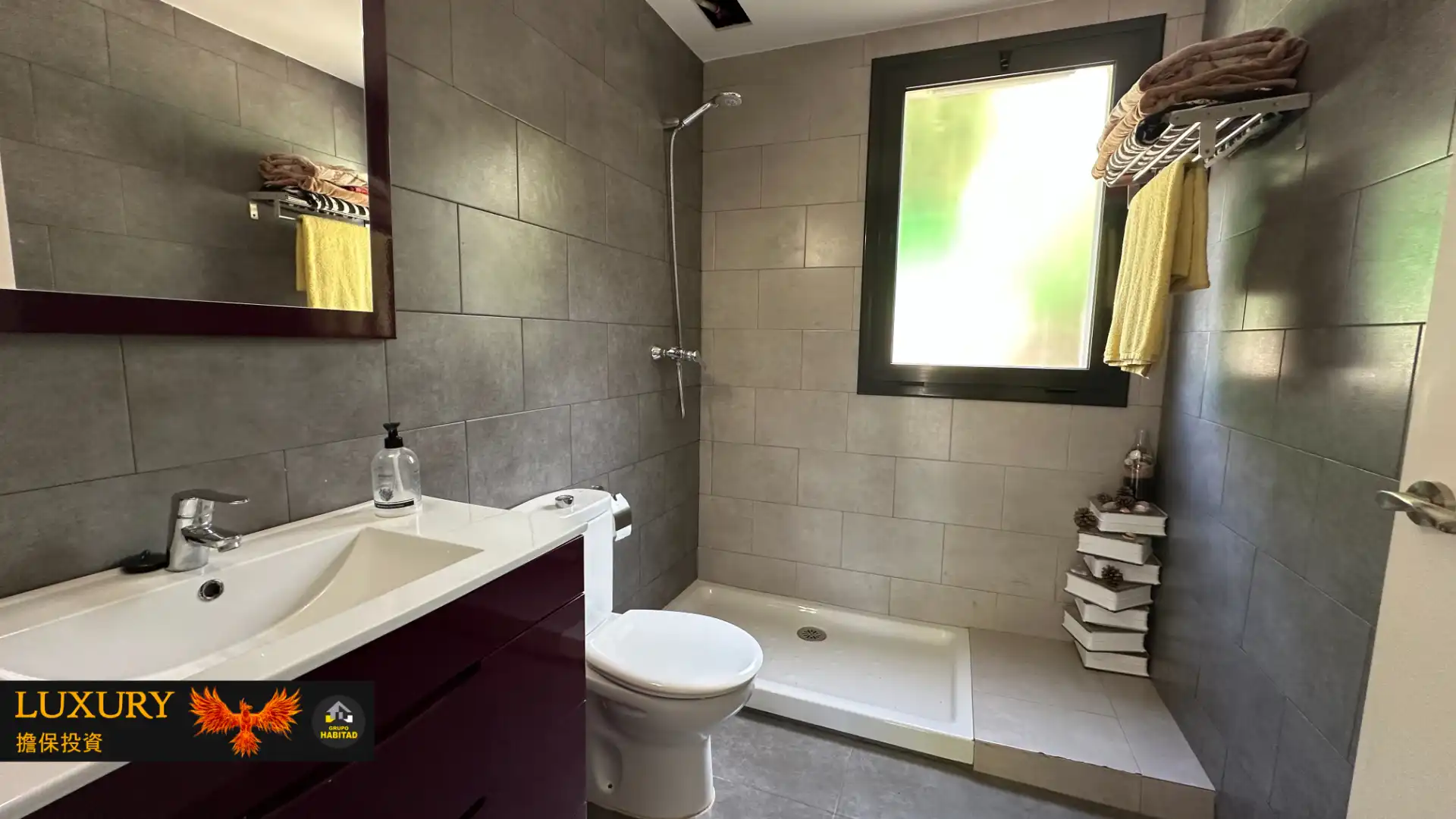 Badezimmer von Haus oder Chalet zum Verkauf in Cunit mit Heizung, Privatgarten und Schwimmbad