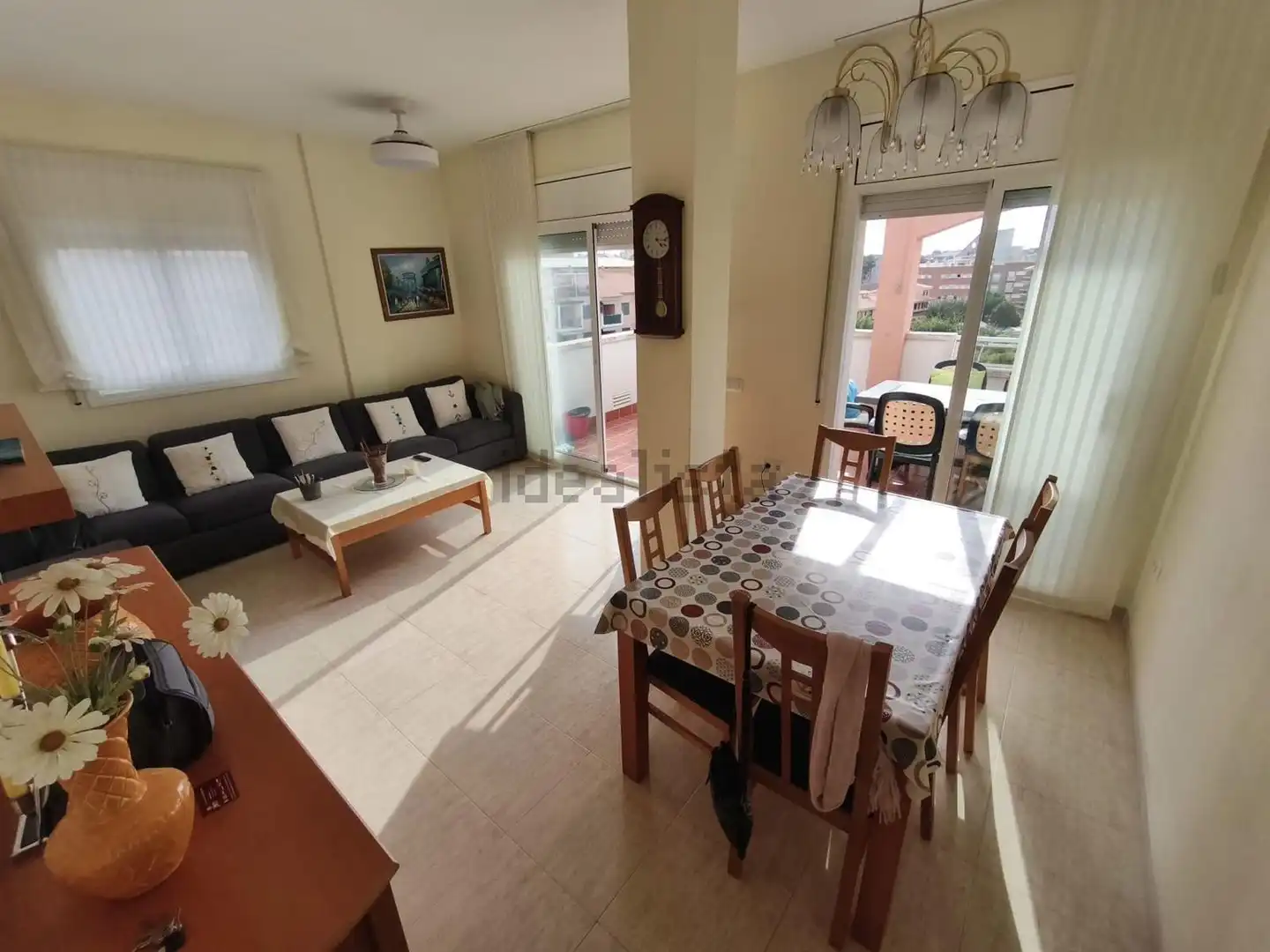Living room of Duplexes for rent in Torredembarra  with Air Conditioner, Heating and Furnished
