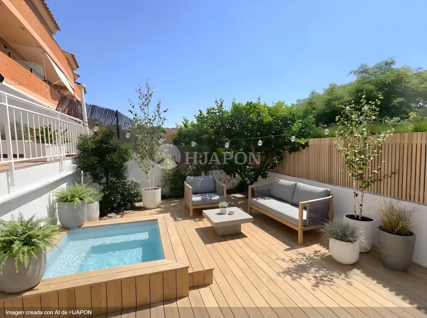 Terraza de Casa adosada en venta en El Masnou con Calefacción, Jardín privado y Terraza