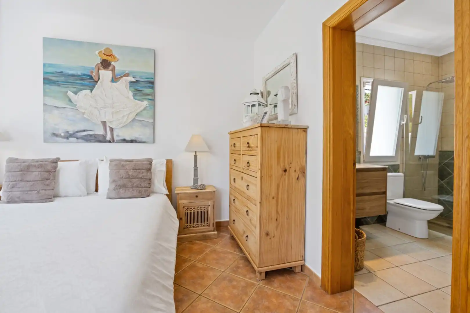 Bedroom of Houses for sale in Jávea / Xàbia  with Air Conditioner, Terrace and Swimming Pool