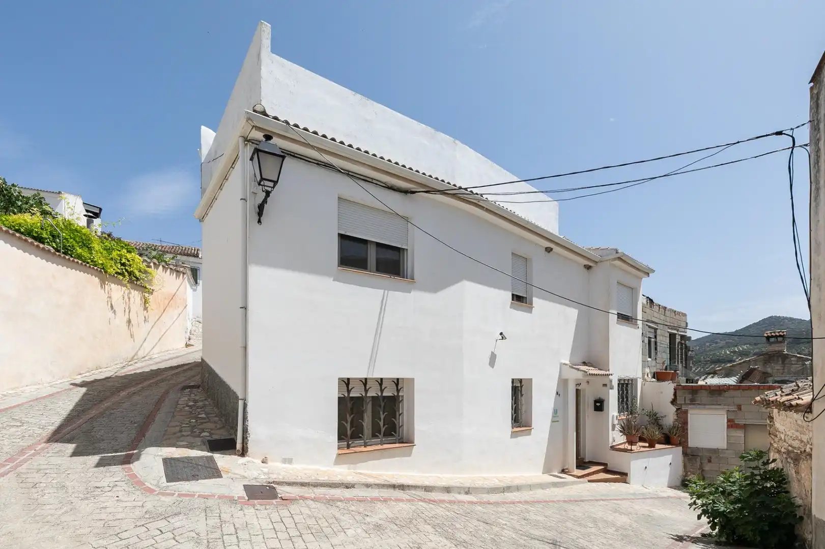 Vista exterior de Casa o xalet en venda en Moclín amb Aire condicionat, Terrassa i Moblat