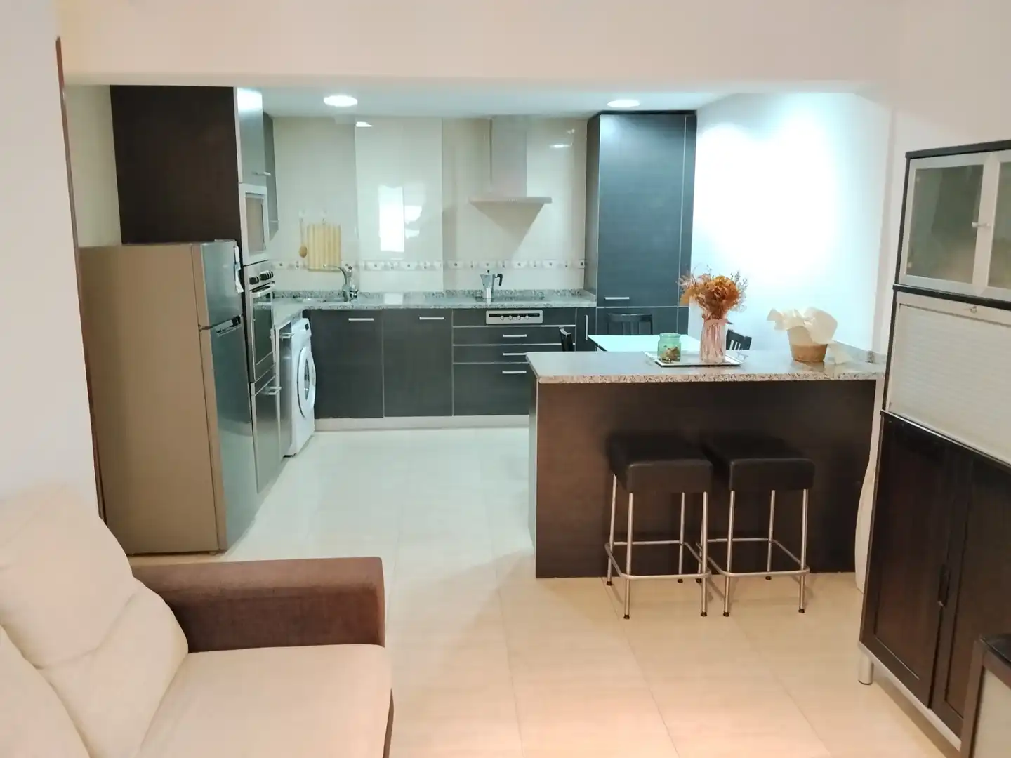 Kitchen of Flat for sale in Ordizia  with Furnished and Balcony