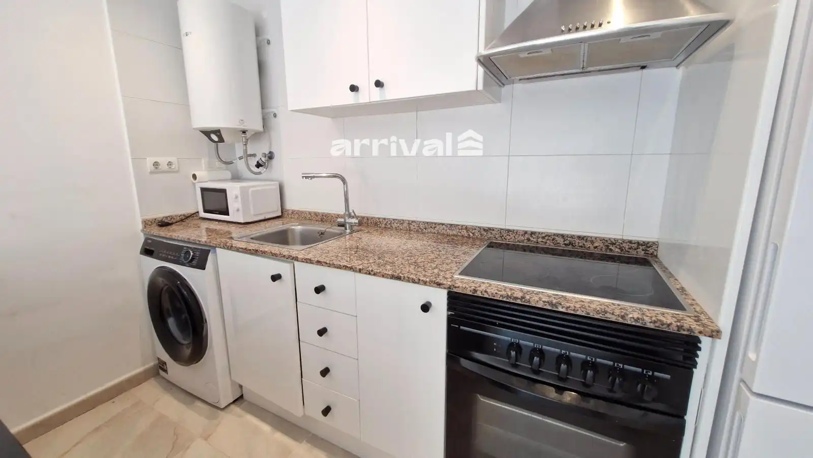Kitchen of Flat for rent in Puçol  with Terrace, Swimming Pool and Furnished