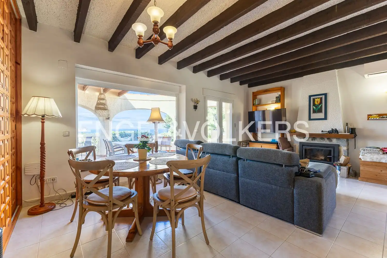 Comedor de Casa o chalet en venta en Jávea / Xàbia con Aire acondicionado, Calefacción y Jardín privado
