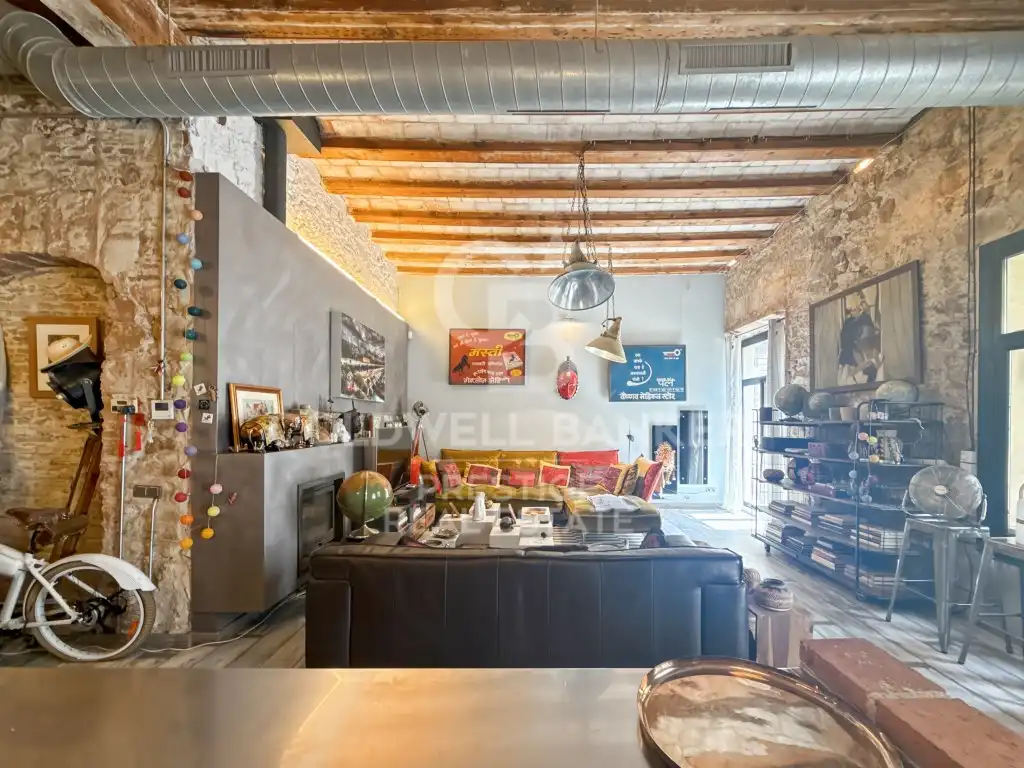 Sala d'estar de Loft en venda en Barcelona