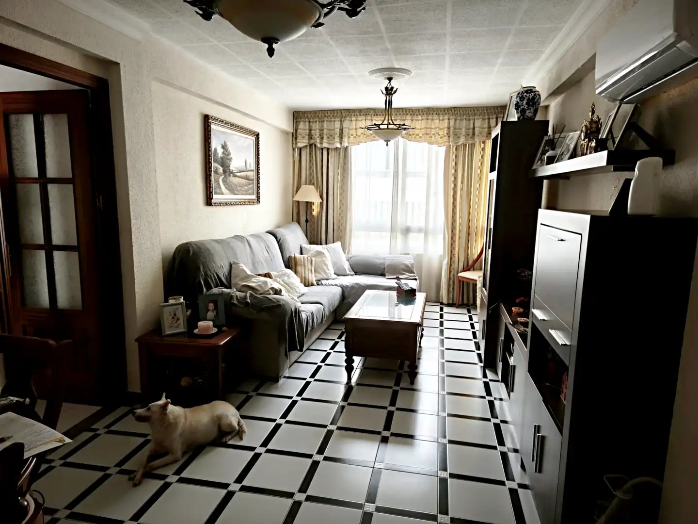 Sala de estar de Piso en venta en Ciudad Jardín
