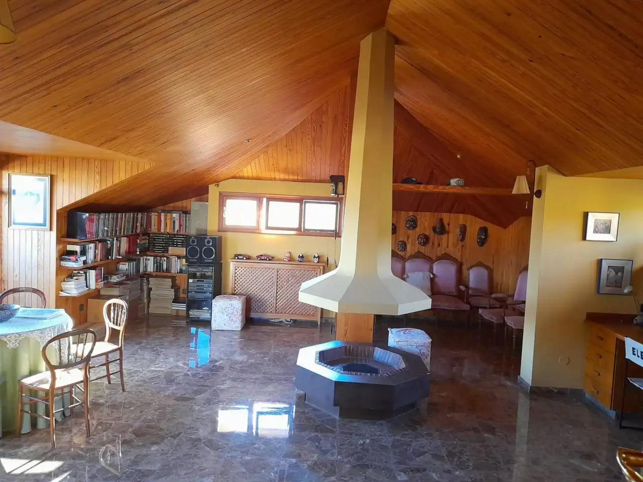 Wohnzimmer von Haus oder Chalet zum Verkauf in Ibi mit Heizung, Privatgarten und Terrasse