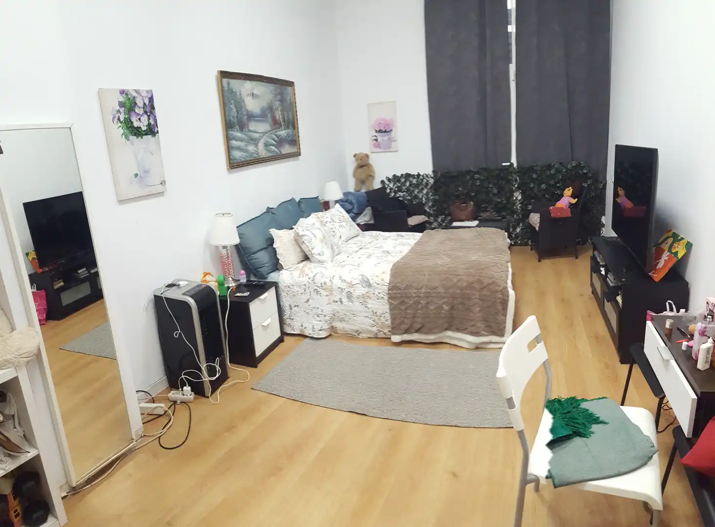 Bedroom of Ground floor for sale in Badalona  with Air Conditioner, Heating and Parquet flooring
