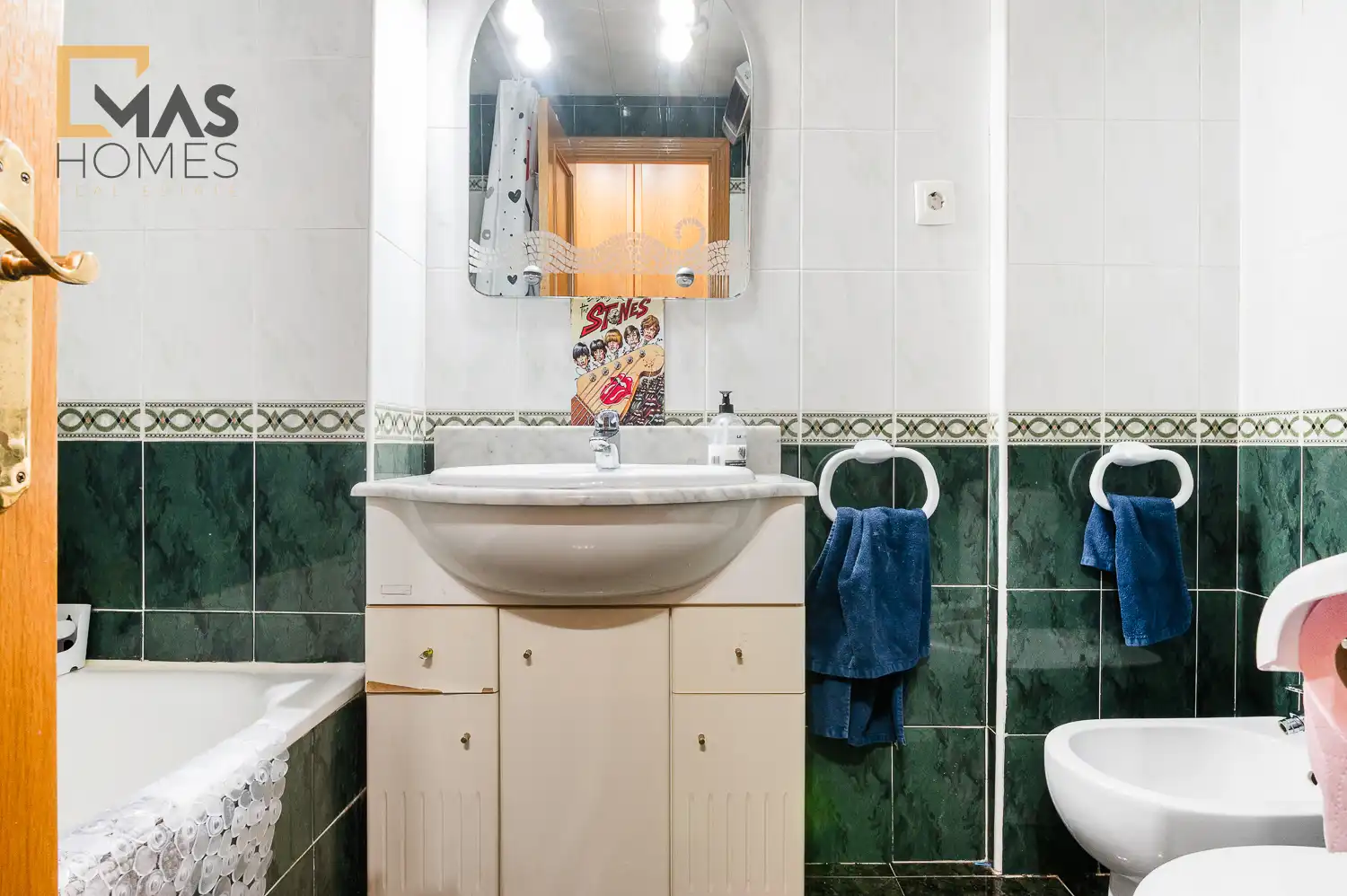 Badezimmer von Wohnung zum Verkauf in Terrassa mit Klimaanlage, Heizung und Terrasse