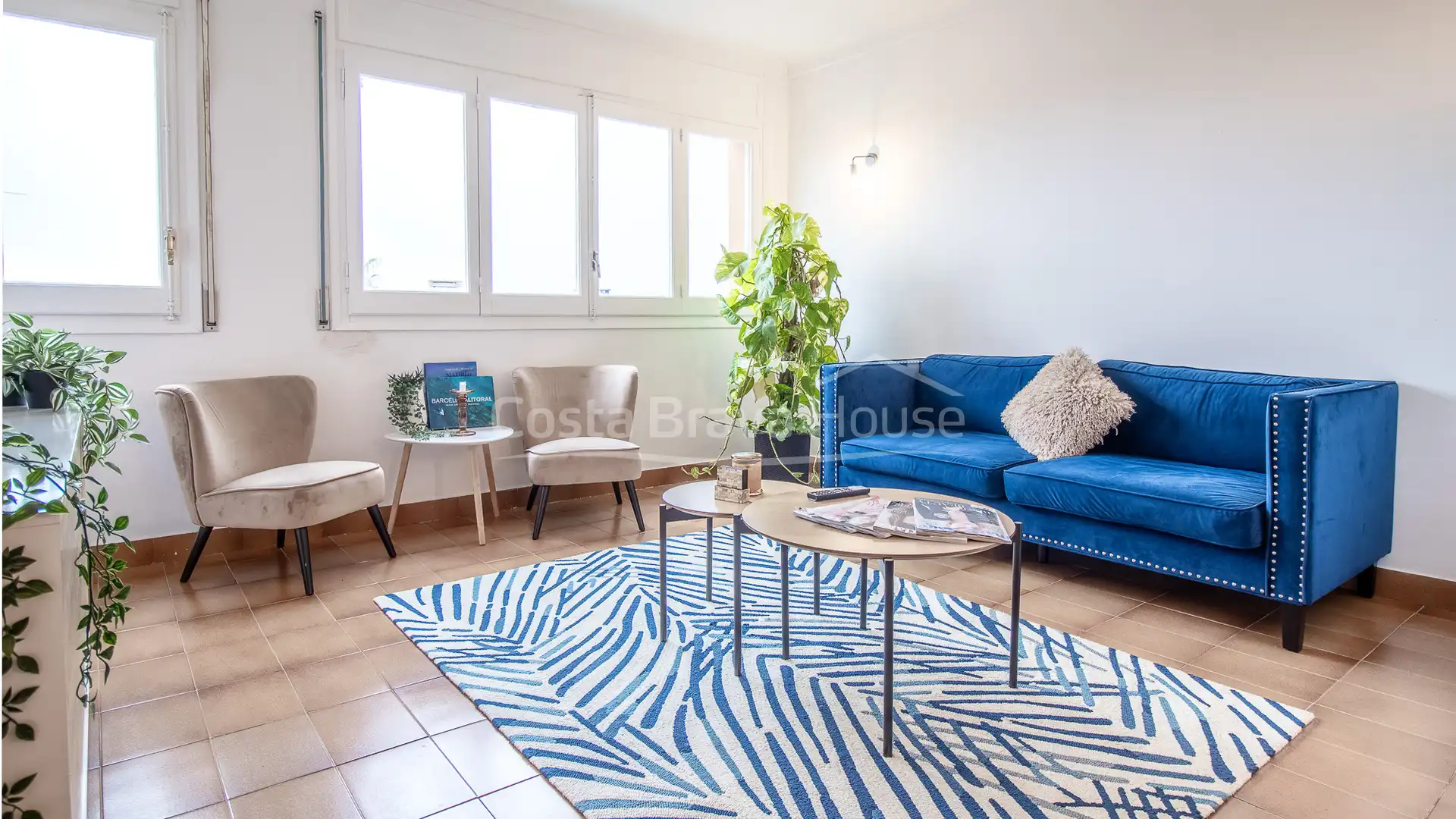 Wohnzimmer von Wohnungen zum Verkauf in Begur mit Heizung, Möbliert und Ofen