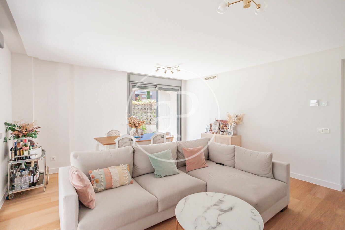 Living room of Flat to rent in Boadilla del Monte  with Air Conditioner, Heating and Private garden