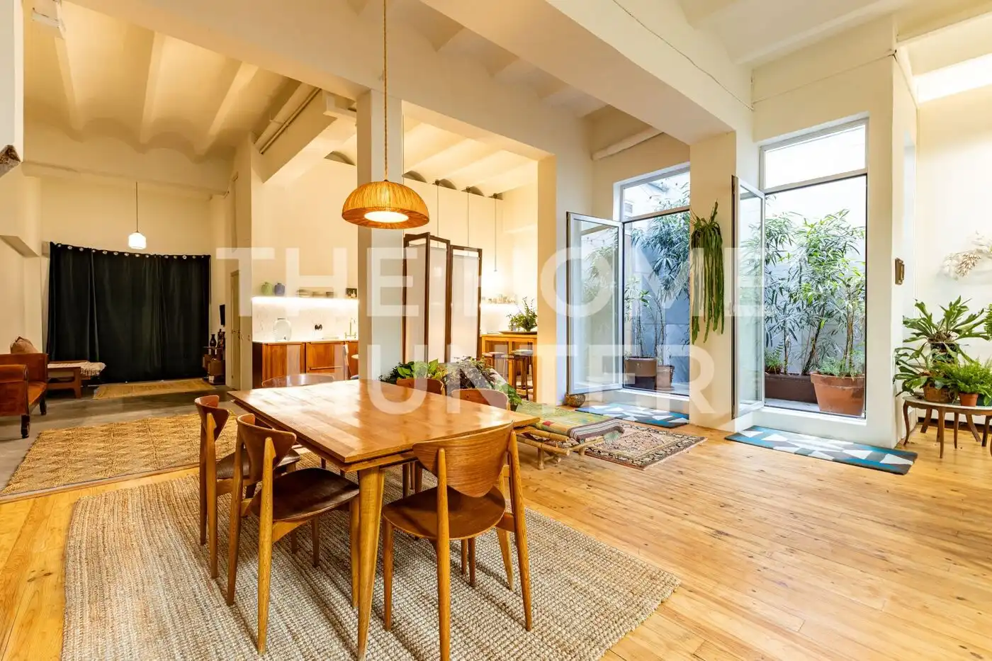Esszimmer von Loft zum Verkauf in Barcelona mit Klimaanlage, Heizung und Möbliert