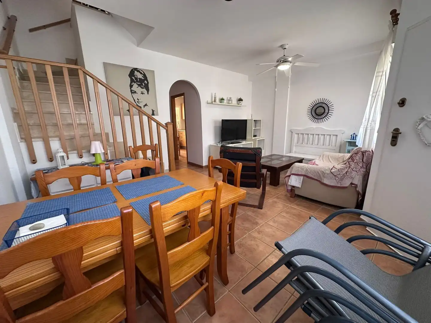 Menjador de Casa o xalet de lloguer en Pilar de la Horadada amb Aire condicionat, Calefacció i Terrassa