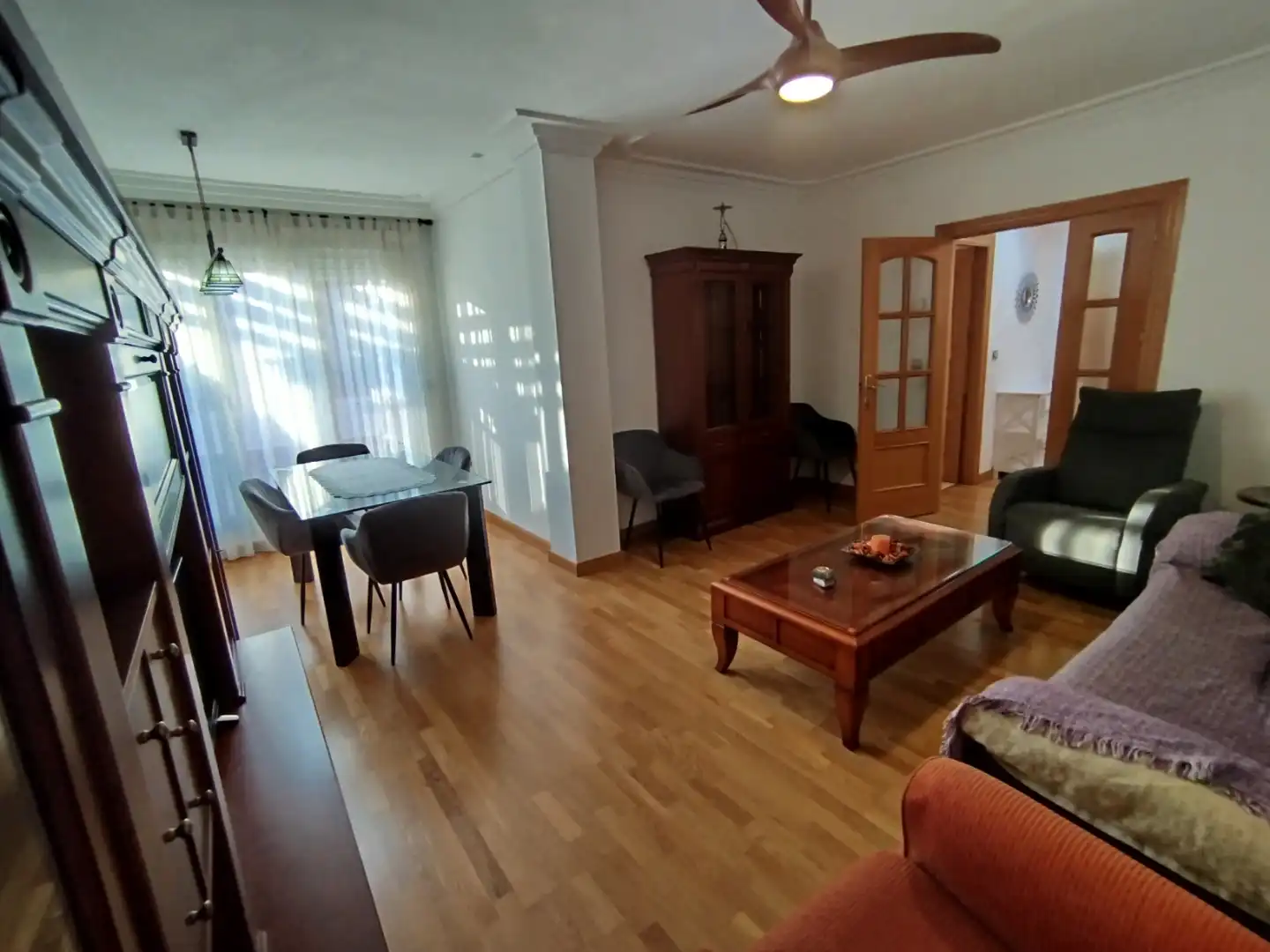 Sala d'estar de Àtic per a compartir en Santa Teresa - Vereda