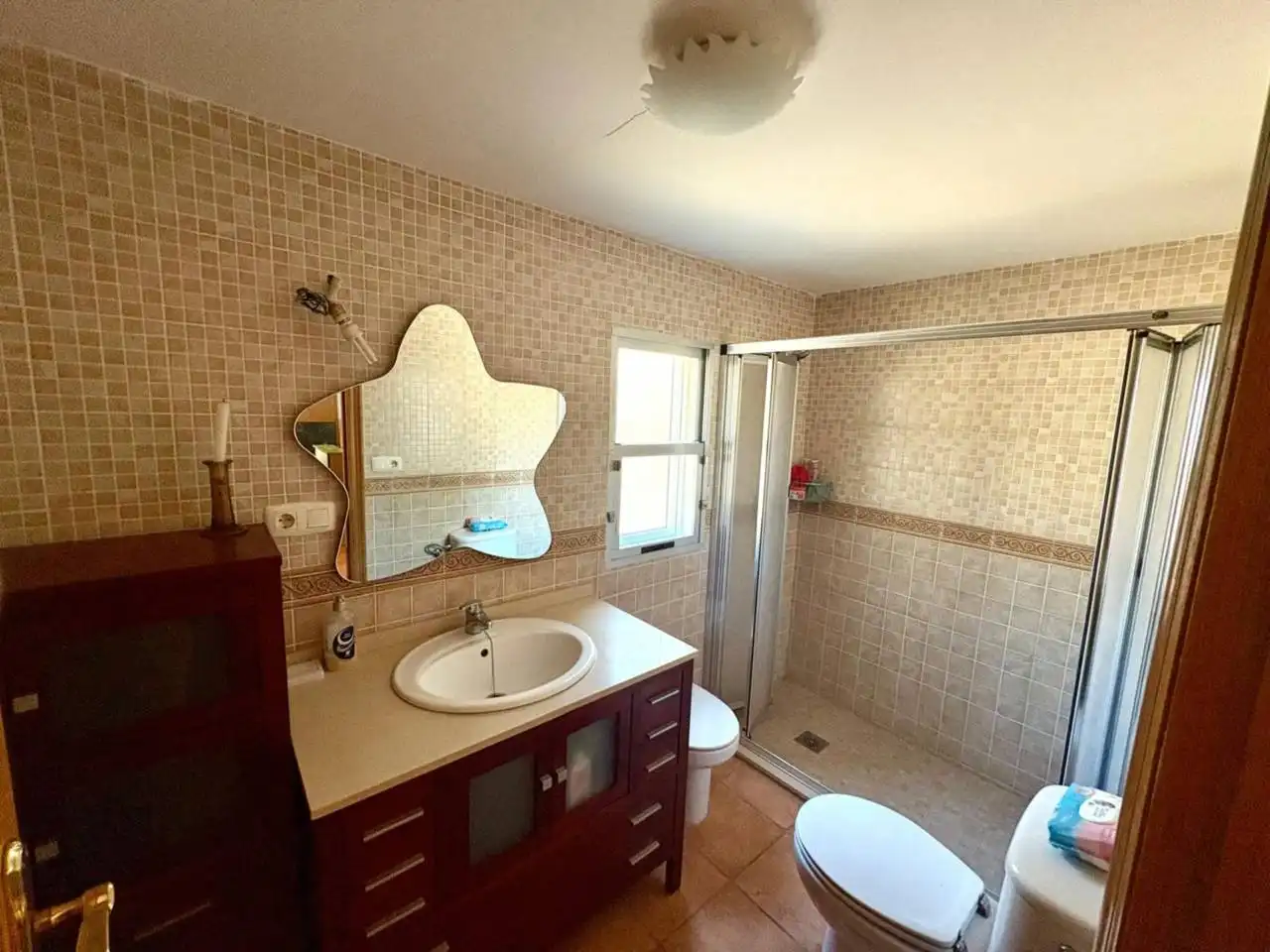 Bany de Casa o xalet en venda en Tibi amb Jardí privat