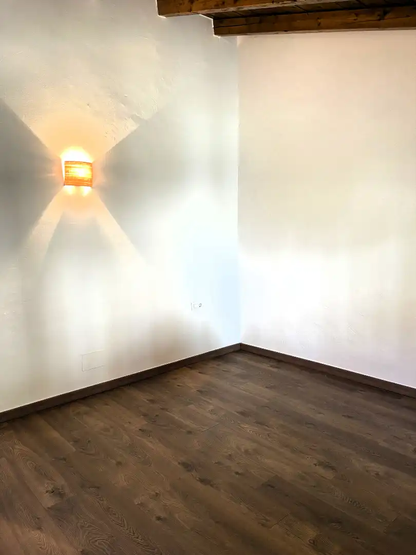Bedroom of Flat for rent in La Vall d'en Bas  with Heating and Balcony