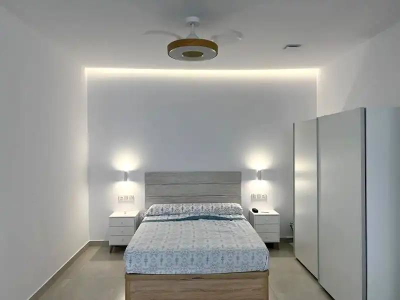 Bedroom of Flat for rent in Málaga  with Air Conditioner, Heating and Furnished
