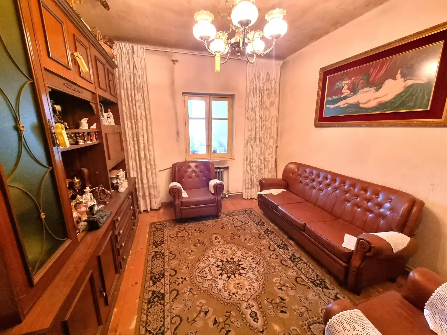 Sala d'estar de Casa adosada en venda en Burgos amb Jardí privat