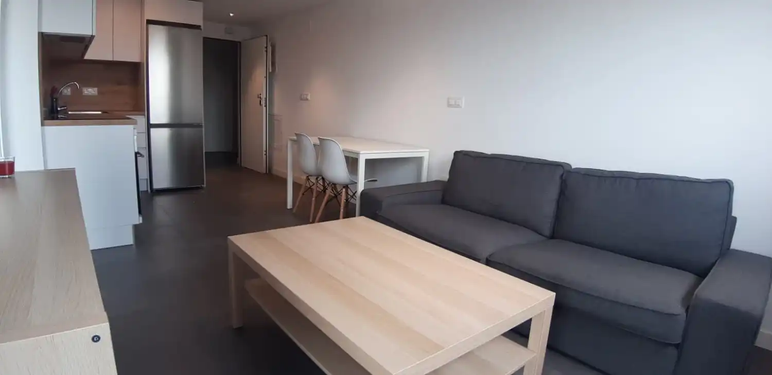 Sala de estar de Apartamento de alquiler en Murcia con Aire acondicionado, Amueblado y Lavadora