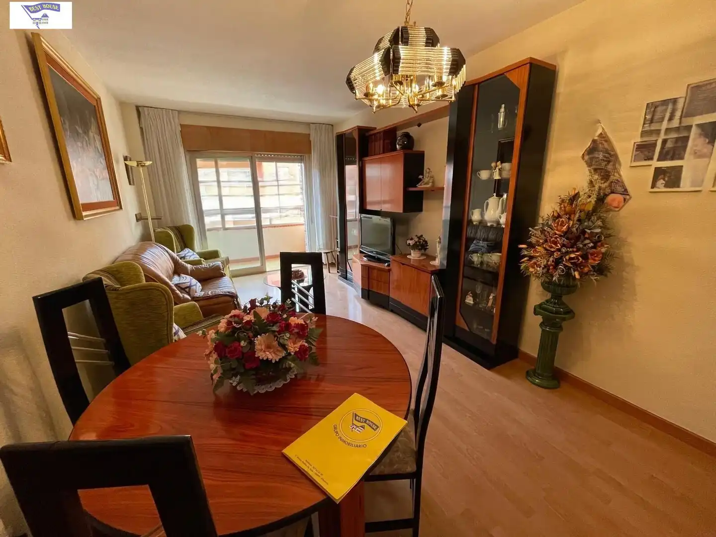 Wohnzimmer von Wohnungen zur Miete in Albacete mit Heizung, Möbliert und Balkon