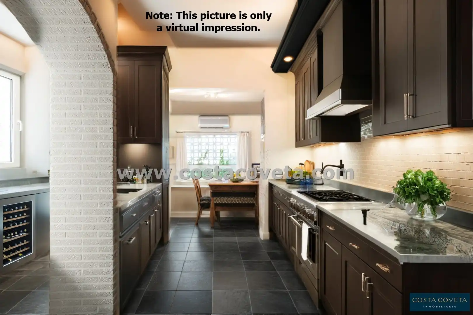 Kitchen of Houses for sale in El Campello  with Air Conditioner, Private garden and Terrace
