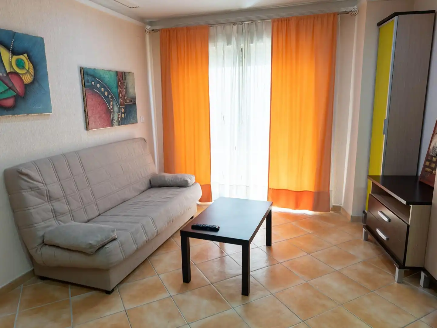 Sala d'estar de Apartament en venda en Formentera del Segura amb Aire condicionat, Terrassa i Moblat