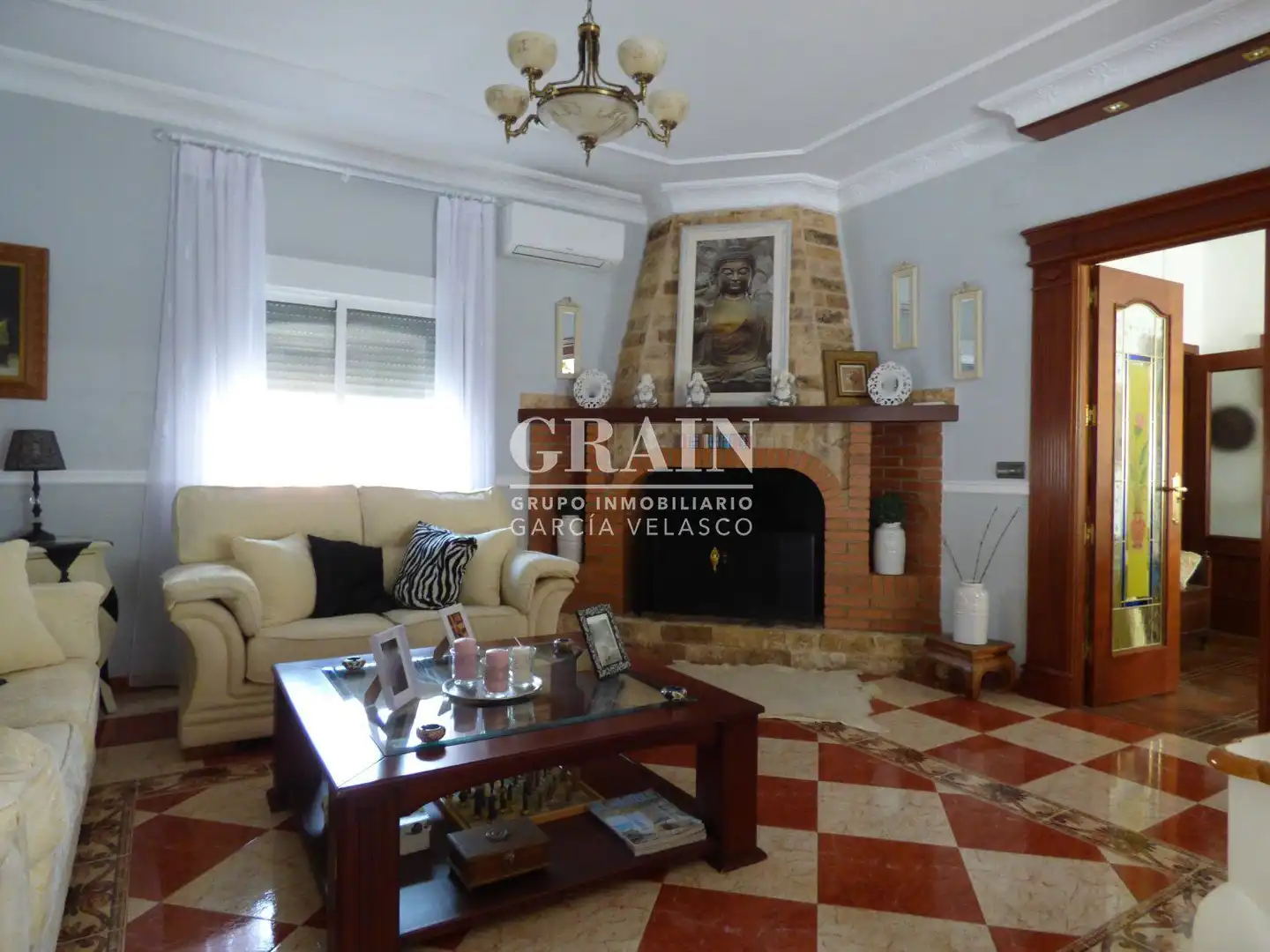 Living room of Houses for sale in Albacete  with Air Conditioner, Heating and Private garden