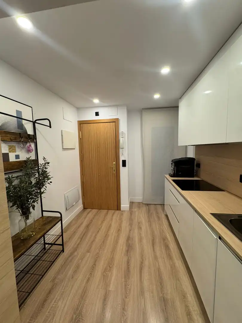 Kitchen of Flat for rent in Madrid  with Private garden, Terrace and Furnished
