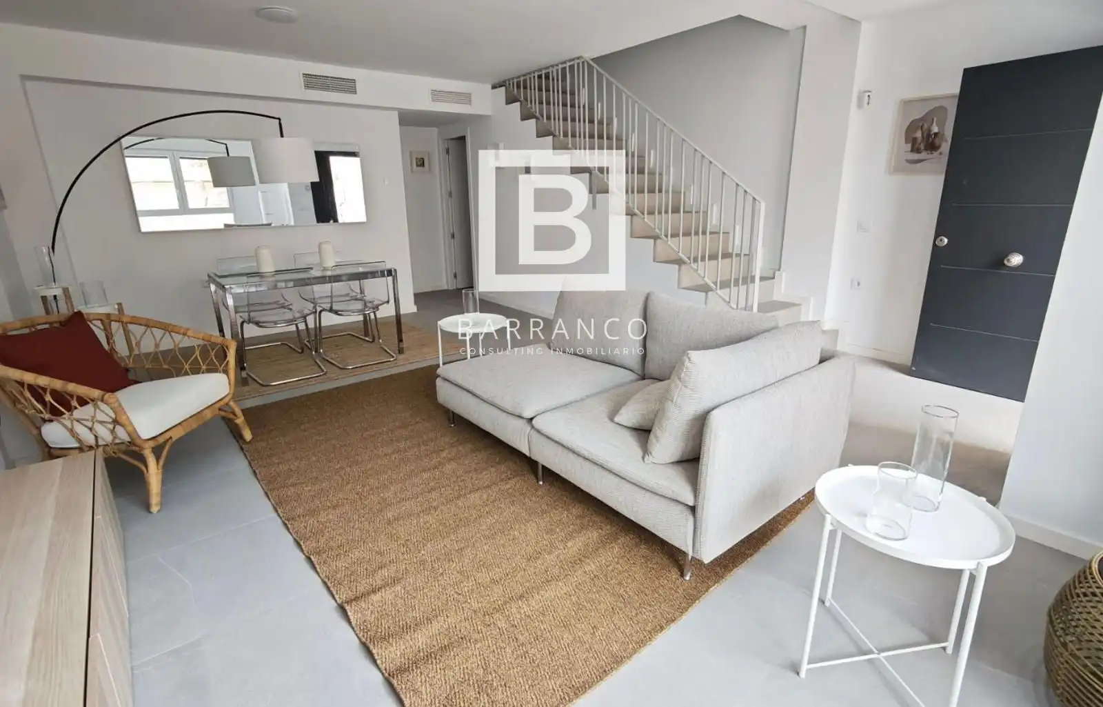 Sala de estar de Casa adosada en venta en Murcia