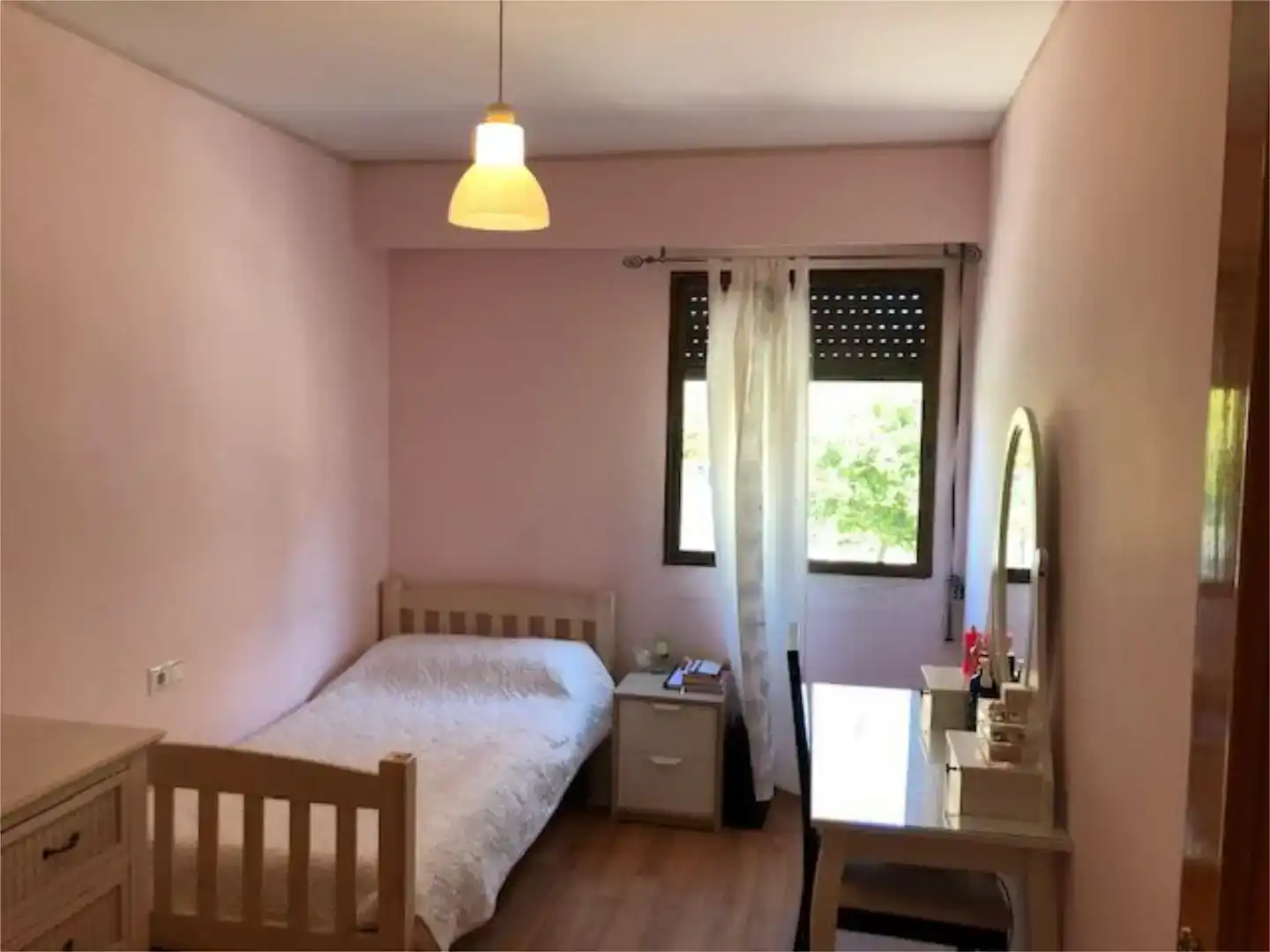 Bedroom of Flat for sale in  Valencia Capital  with Air Conditioner and Balcony