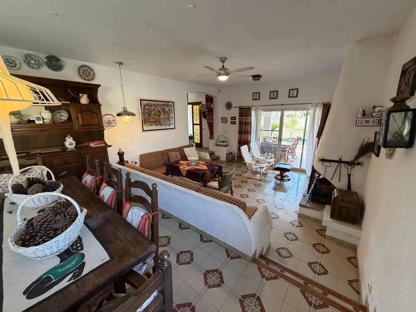 Sala de estar de Casa o chalet en venta en Náquera con Aire acondicionado, Jardín privado y Terraza