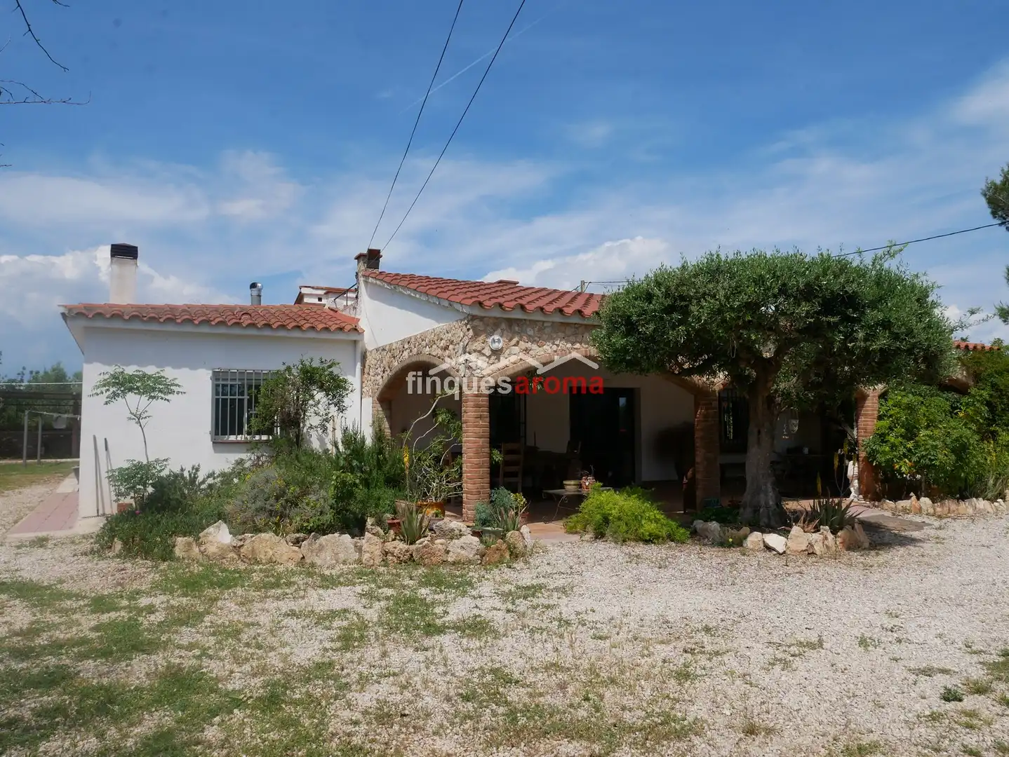 Vista exterior de Casa o xalet en venda en Alió amb Aire condicionat, Calefacció i Jardí privat
