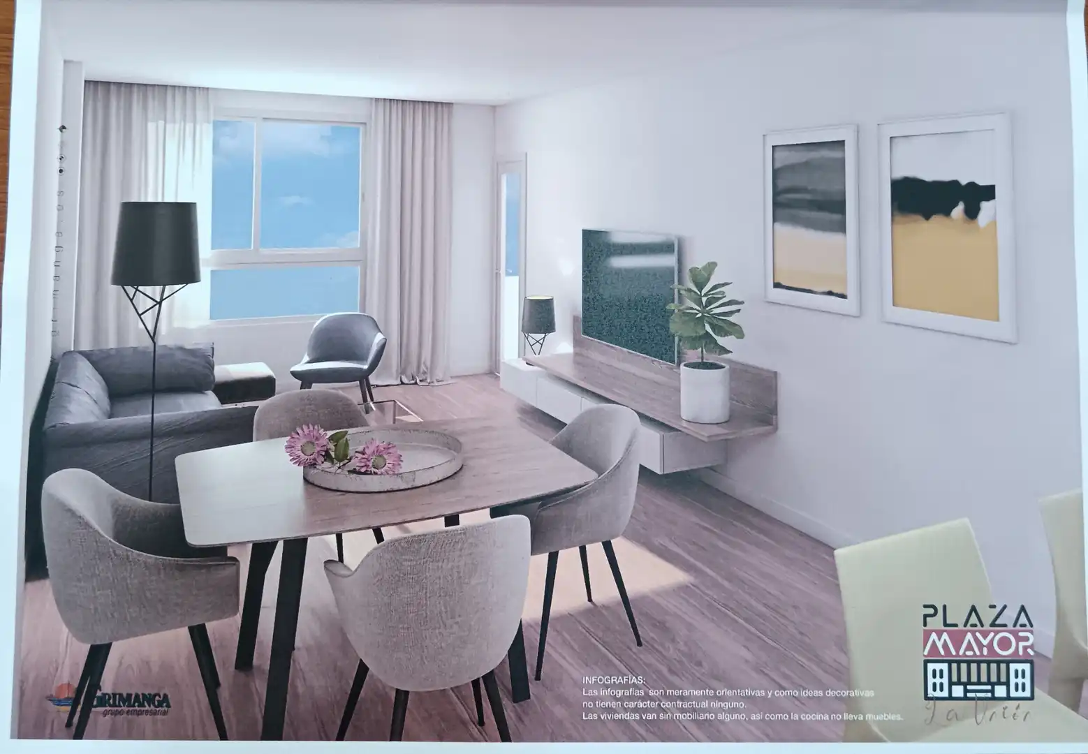 Sala de estar de Piso en venta en La Unión con Balcón