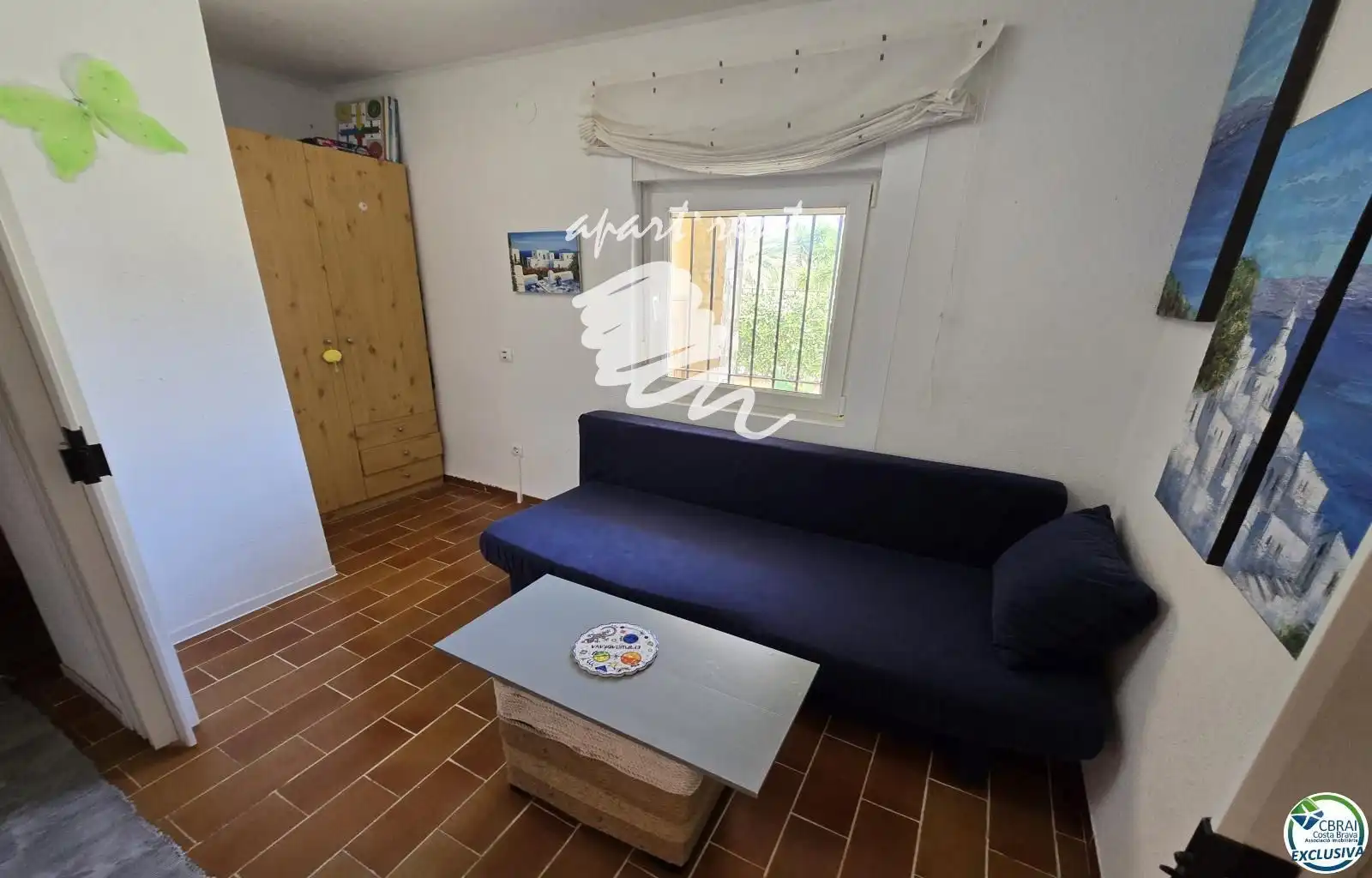 Sala de estar de Piso en venta en Empuriabrava con Aire acondicionado, Calefacción y Terraza