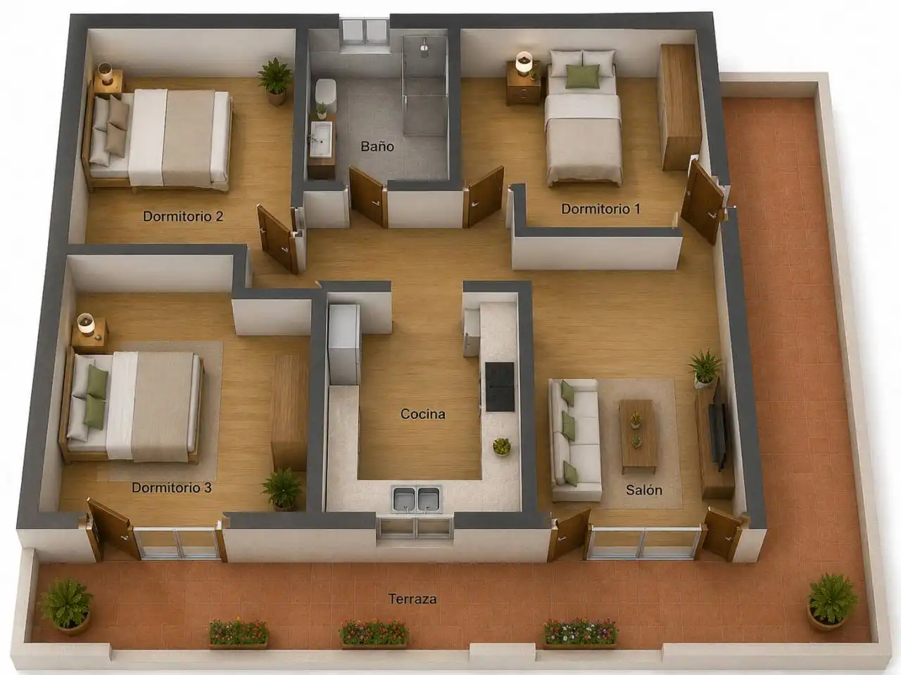 Duplexes for sale in Ayamonte  with Terrace, Furnished and Community pool